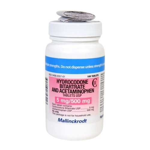 Hydrocodone 5mg/500mg